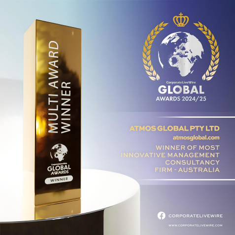 ATMOS Global Pty Ltd Most Innovative Management Consulting Firm Award
